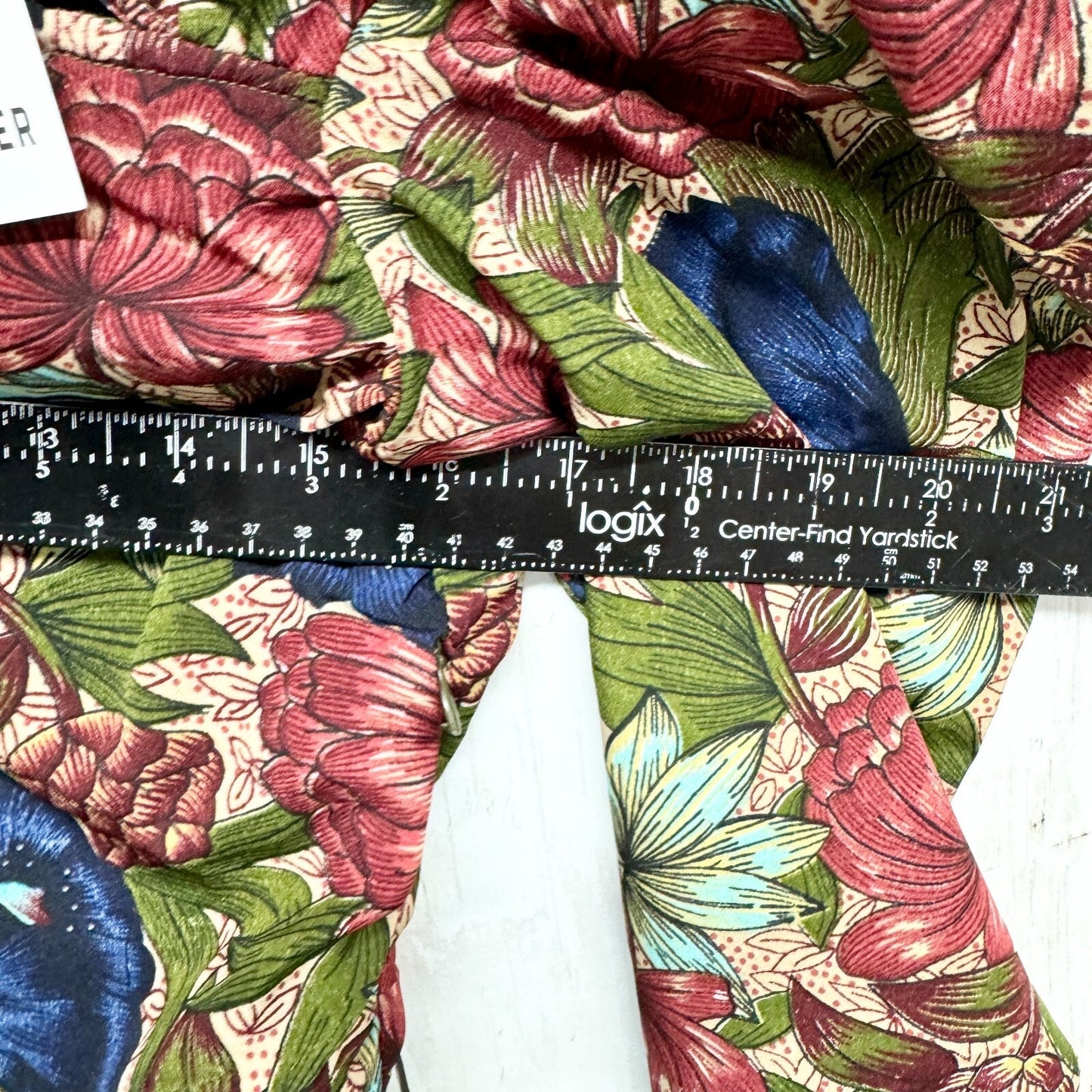 Walter Baker Size 0 Verlee Puff Long Sleeve Floral Ruched Dress NWT Royal Garden