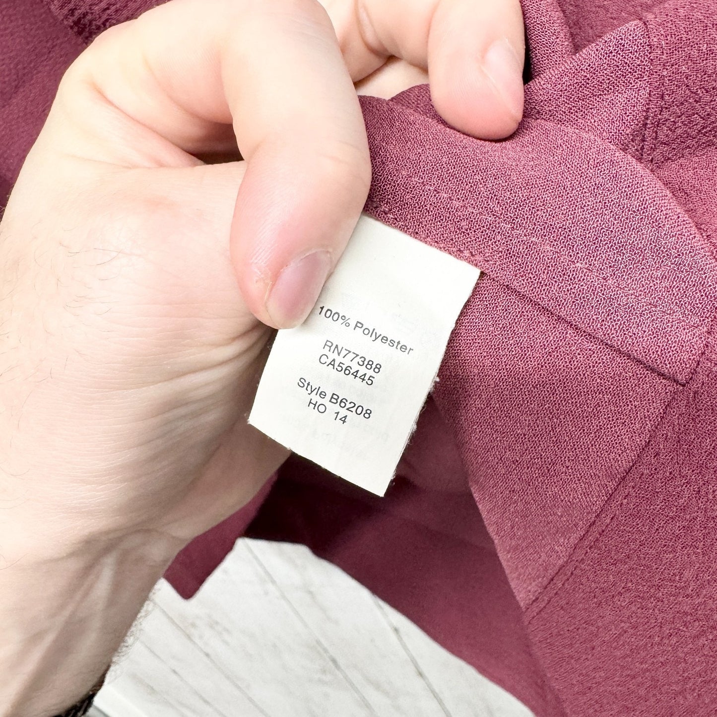 Madewell Shirt Women Size Small Burgundy Round Neck Short Sleeve Blouse Business