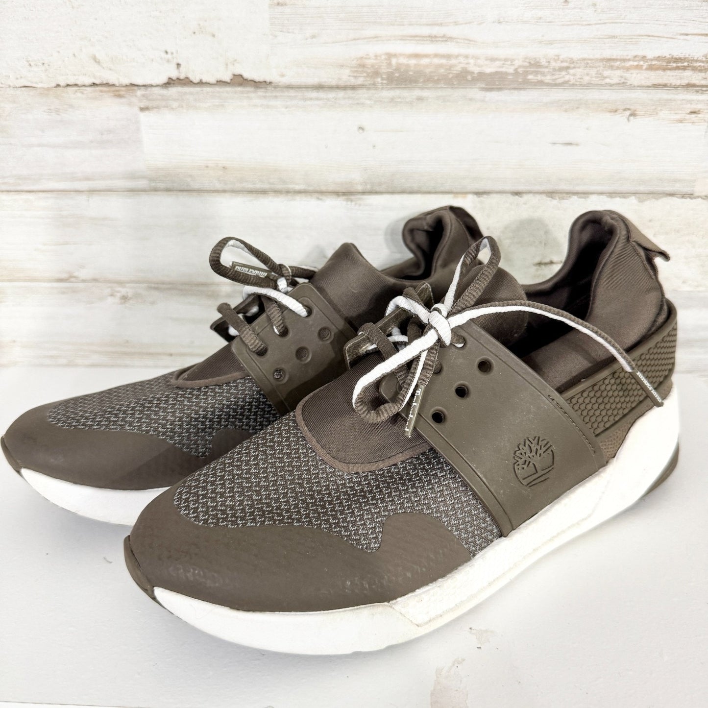 Timberland Shoes Women Size 7.5 Kiri Up Metallic Mesh Oxford Sneakers Gorpcore