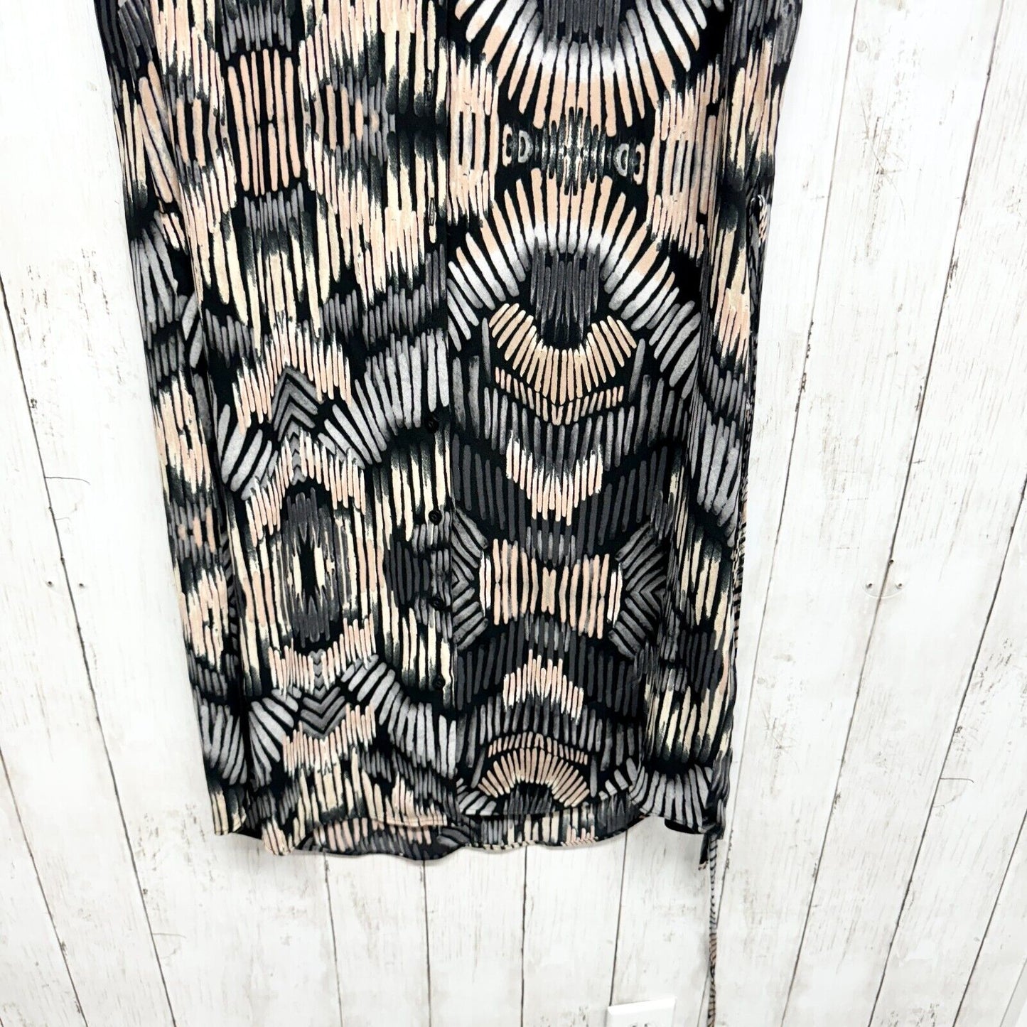 APT 9 Dress Women Size 10 Sleeveless Mini Shift Abstract Tribal Boho Polyester