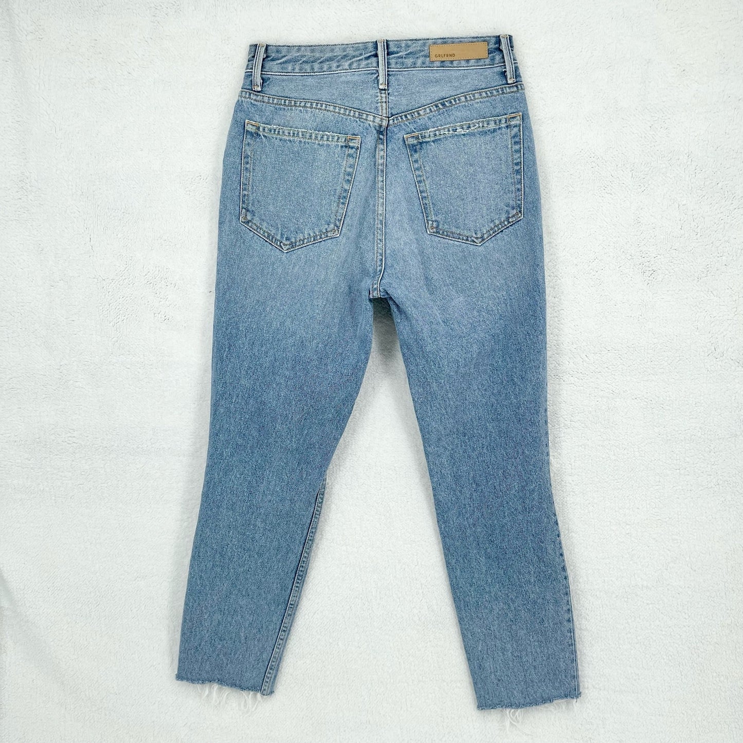 GRLFRND Denim Karolina Blue Dream High waisted Button Fly Jeans Size 26