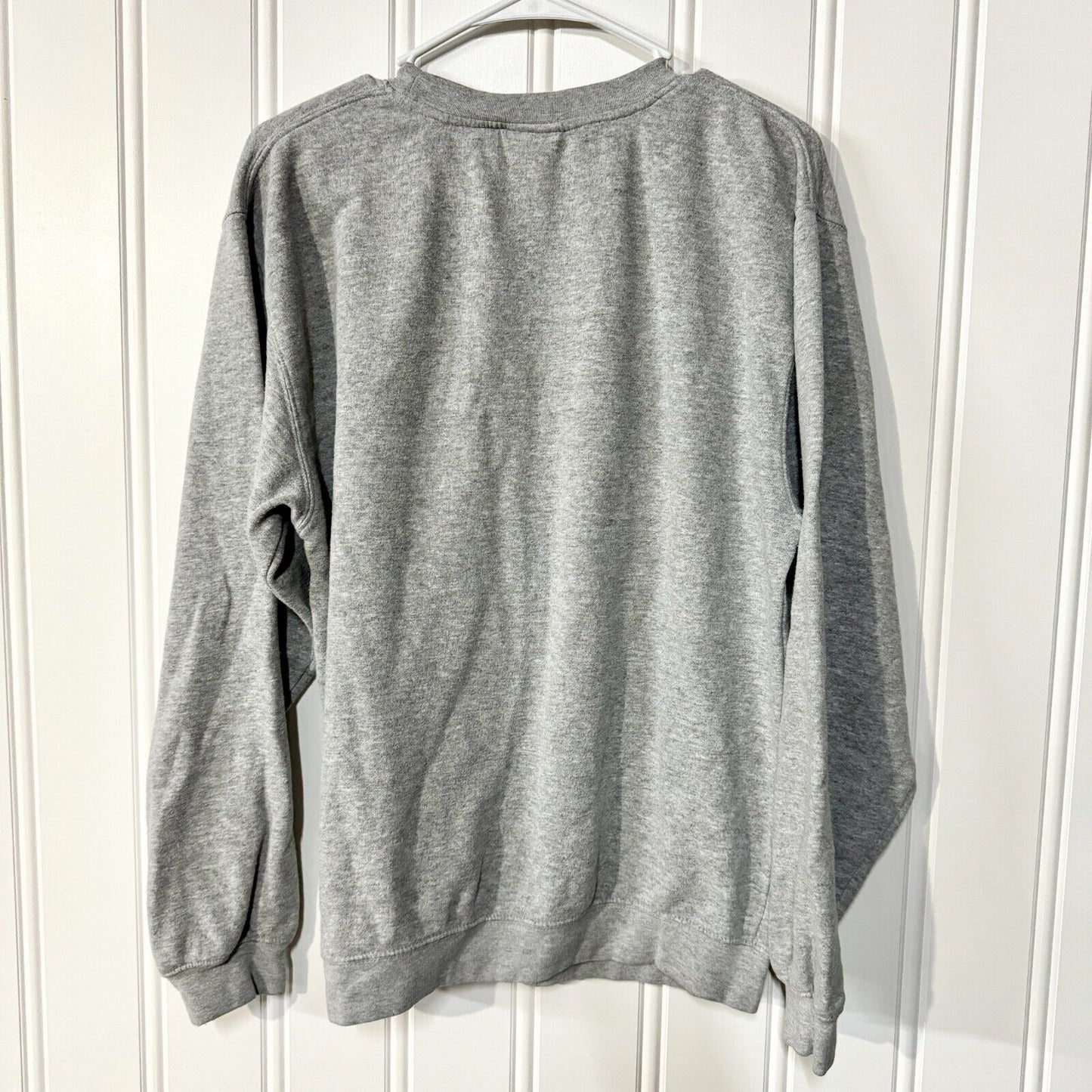 DISNEY STORE Sweater Women Size Medium Whinnie The Pooh Grey Cotton Graphic Crew
