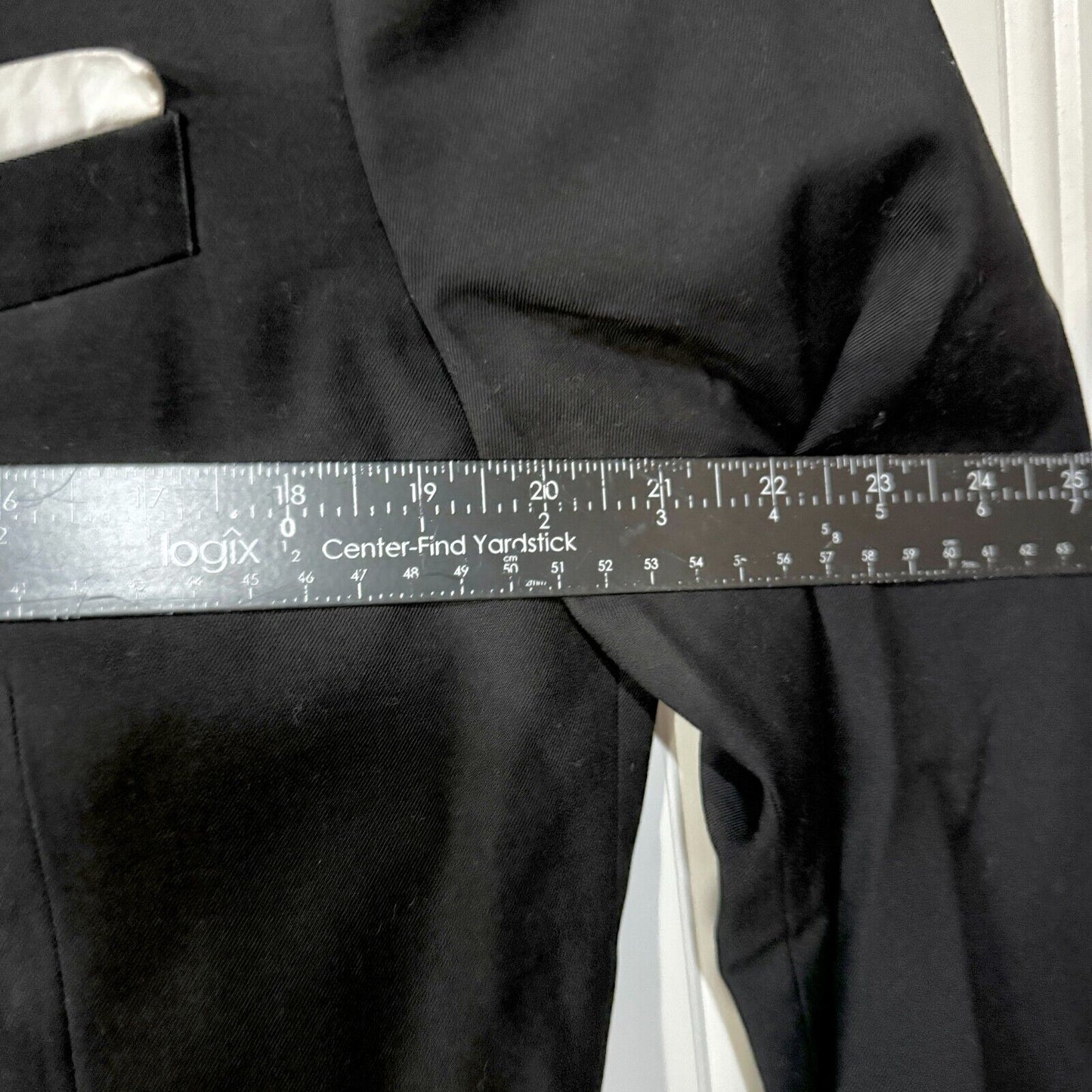 H&M Suit Jacket Mens Size 42R Slim Fitting Double Button Pocket Front Flat Front