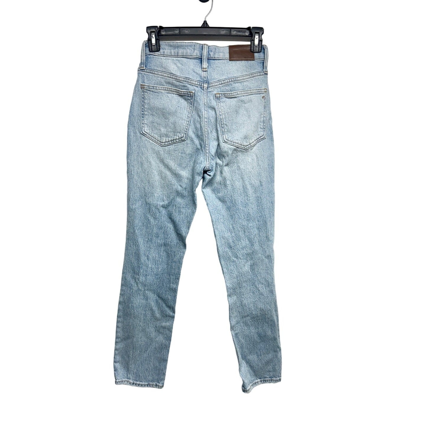 MADEWELL Womens The Perfect Vintage Cropped Jeans Blue High Rise Raw Hem 24