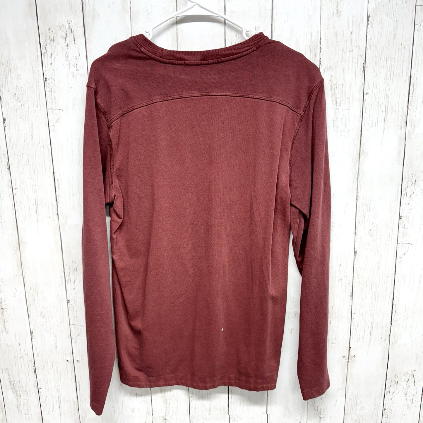 SCOTCH & SODA Sweater Men Size M Crewneck Long Sleeve Red Cotton Straight Hem