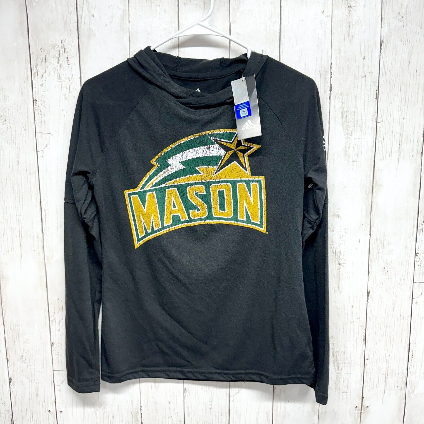 ADIDAS Women Small George Mason University Patriots Distressed Primary Logo