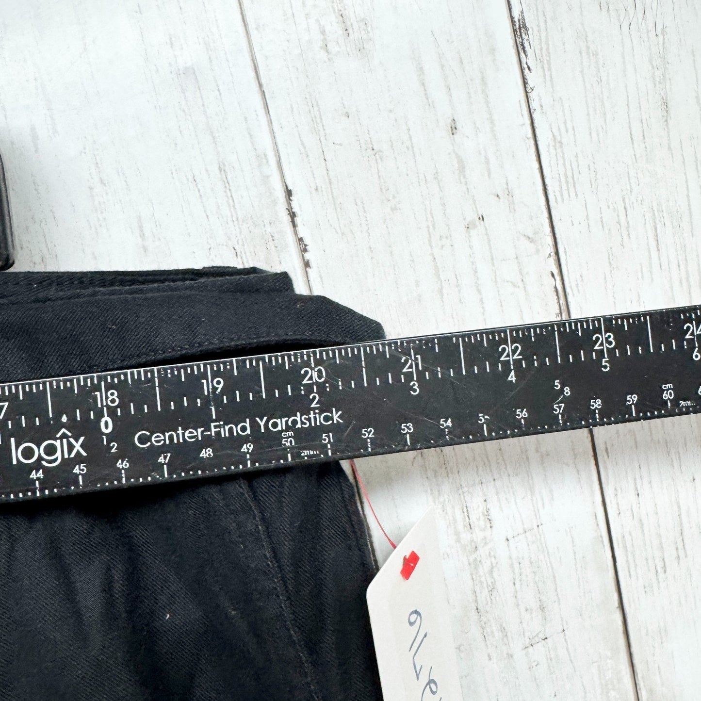 Calvin Klein Pants Women 16W Black Crop Flared Wide Leg Belted Pockets Casual