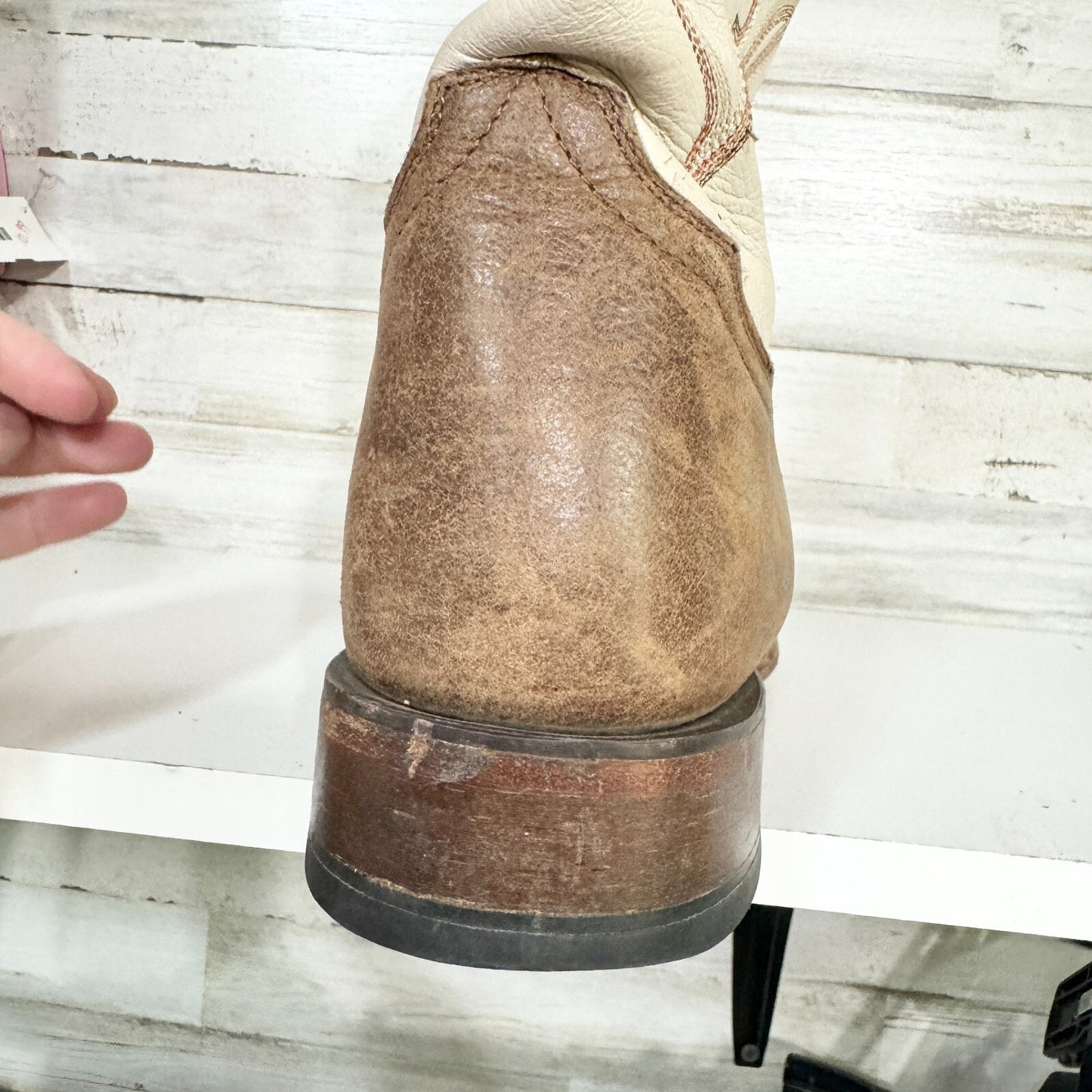 Cody James Men’s 11D Babuino Tan Leather Cowboy Boots Western Squared Toe Brown