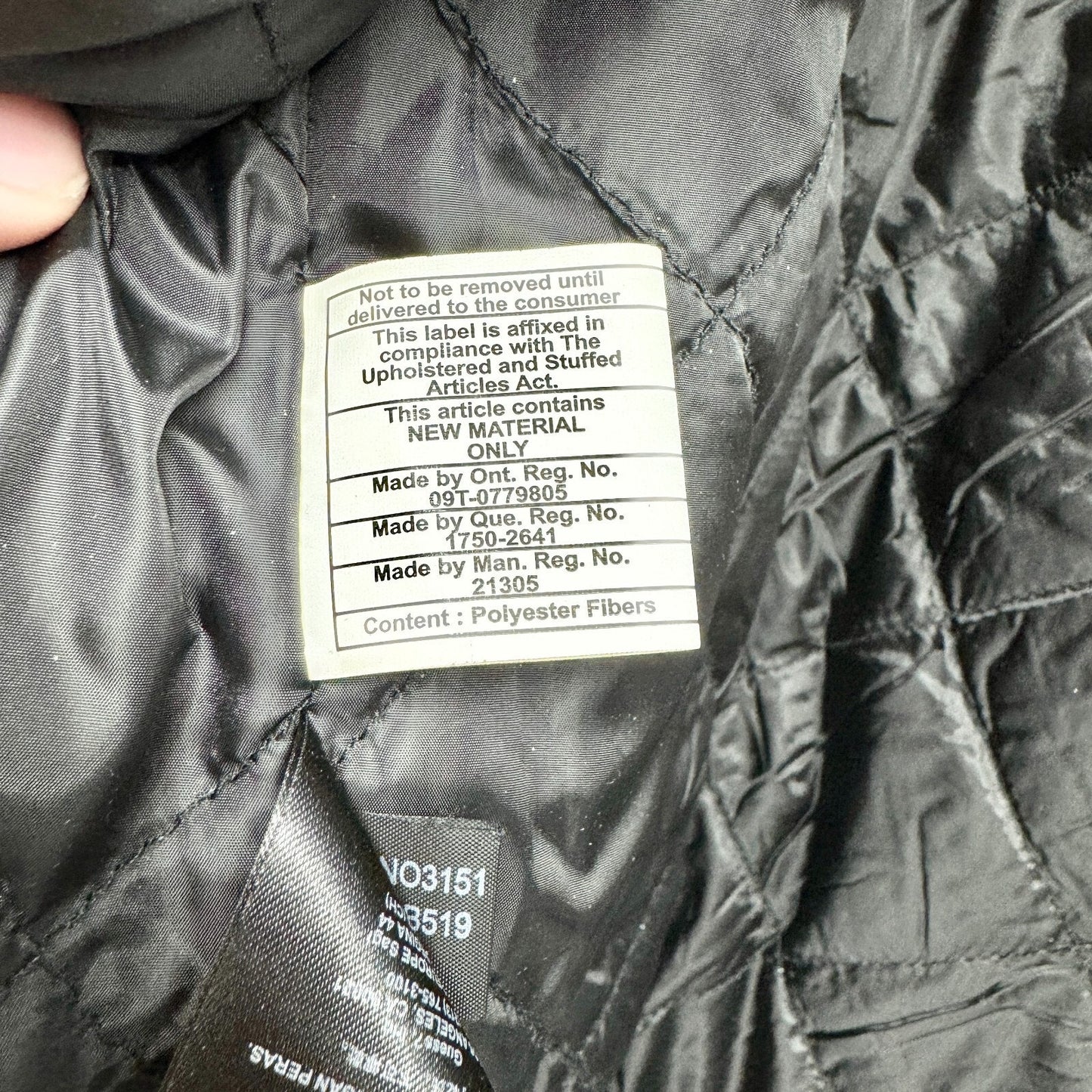 GUESS Jacket Men's Size XL Gray Bomber Jacket Wool Blend Quilted Lining Pockets