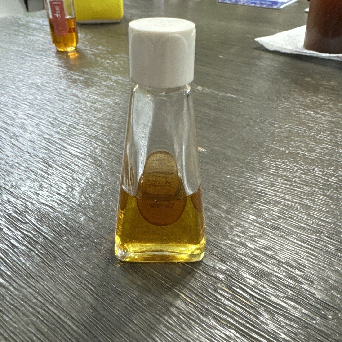 lentheric Tweed eau de cologne 1/2OZ Dab On ( splash ) Bottle 50 % full