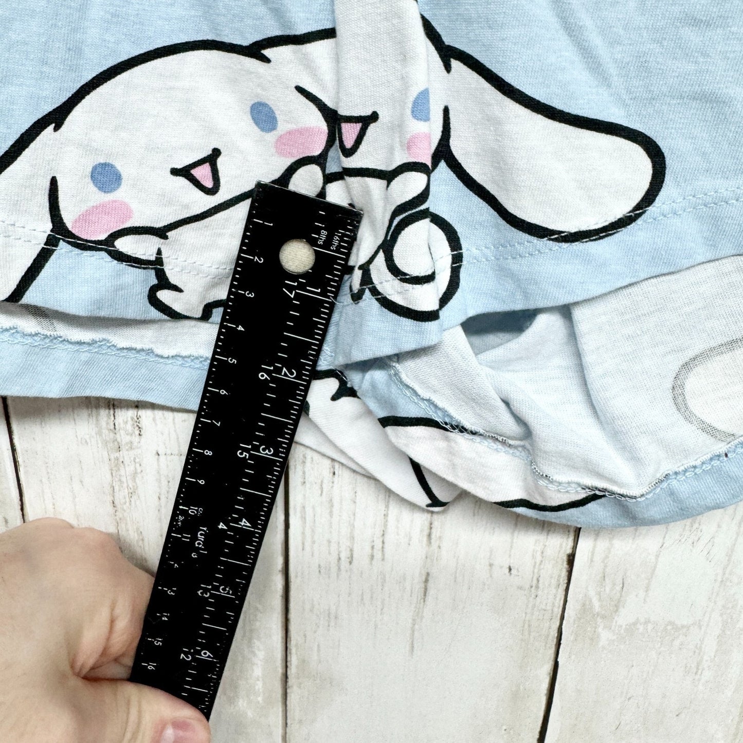 Hello Kitty And Friends Shorts Women Size Medium Light Blue Printed Lounge Comfy