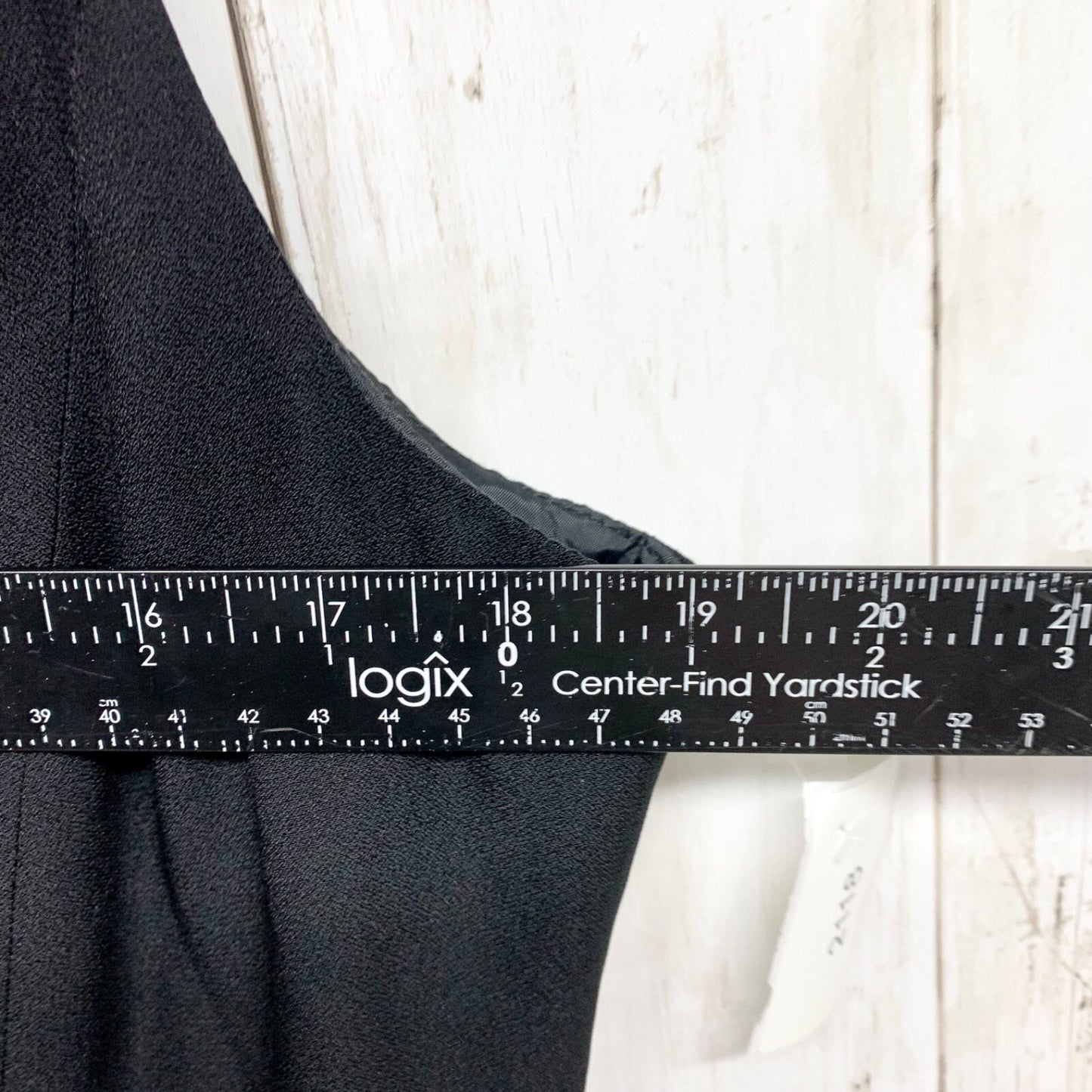 Evan-Picone Dress Women Size 12 Sleeve Button Front Maxi Black Business Casual