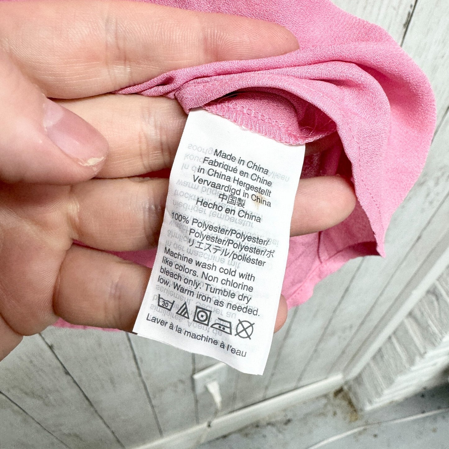 J.CREW Tank Top Women Size 2 Sleeveless Round Neck Hot Pink 100% Polyester