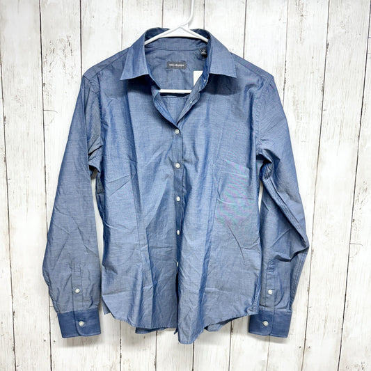 Van Heusen Shirt Boys Size Small 4/6 Blue Long Sleeve Button Down Collared