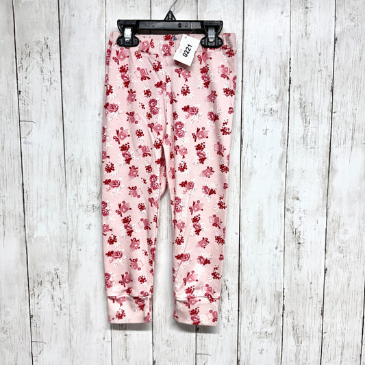 Hill House Pants Kids Sz 3-4Y The Tiny PJ Pants Love Letters Valentine Pink NWT