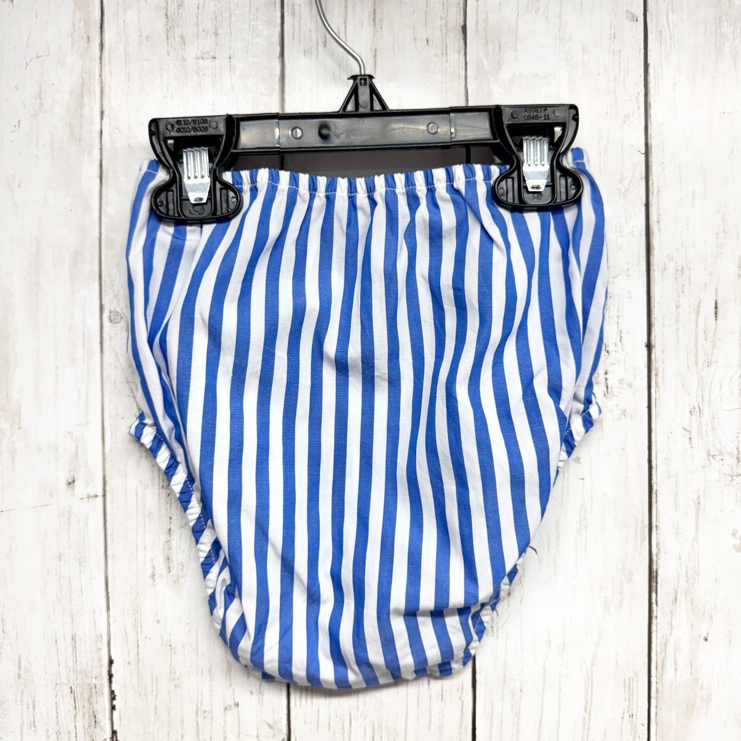 Hill House Bloomer Baby One Size Nap Bloomer Navy Stripe White Vertical NWOT