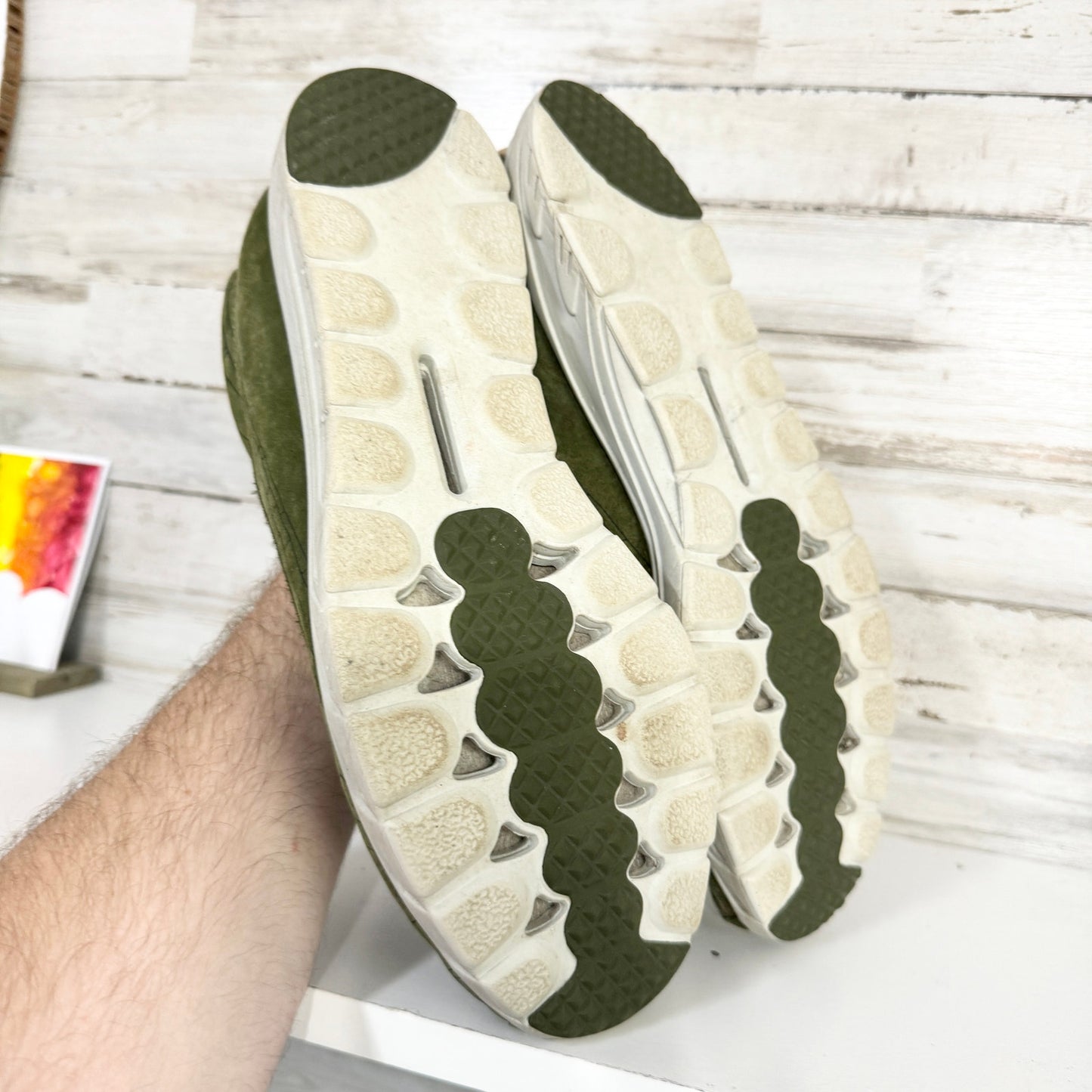Nike Men Mayfly Woven Premium Legion Green Running Sneakers Size 11