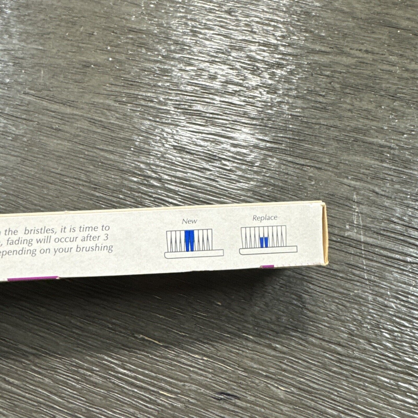 Vintage Oral-B 35 Toothbrush 1980s USA Soft Adult Tooth-Gum Brush Bristles Pink