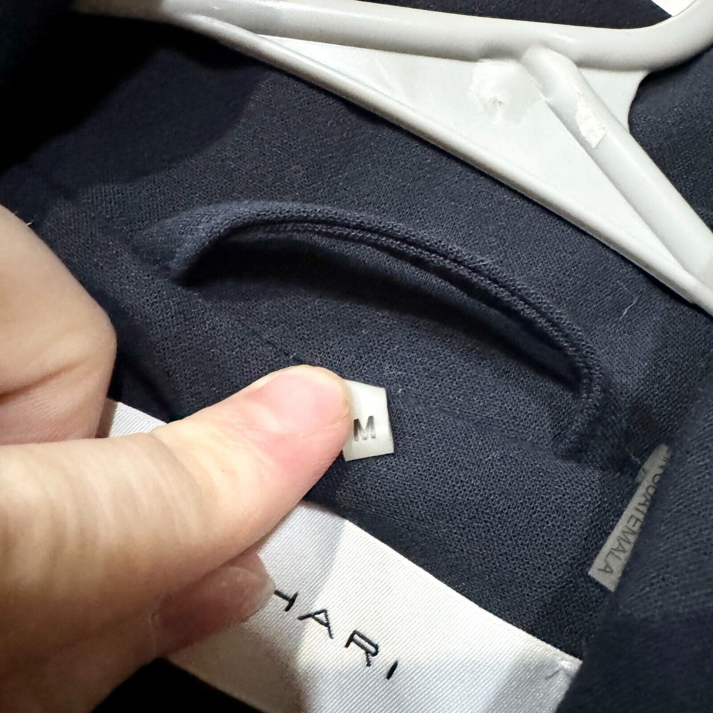 TAHARI Jacket Women Size M Button Down Navy Blue Pleated Collared Polyester