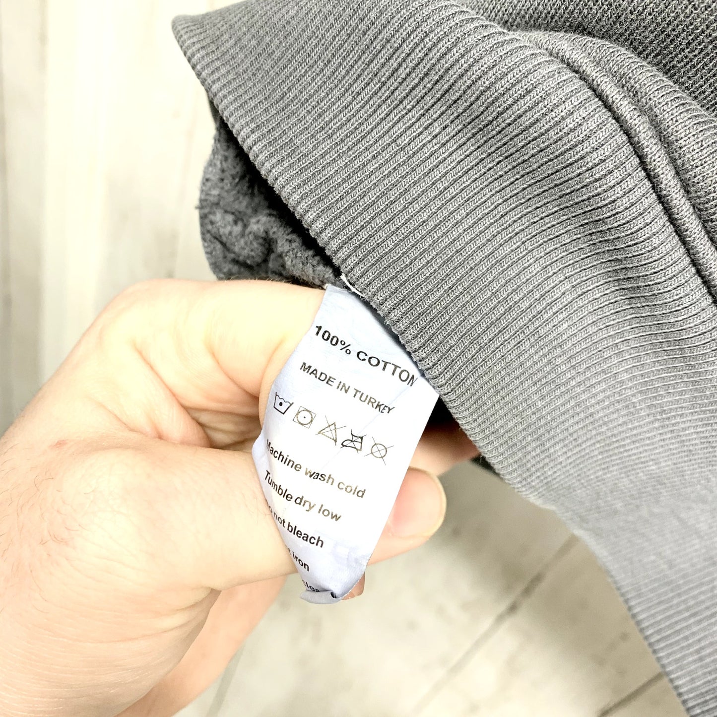 Outdoor Voices Sweater Medium Cropped Grey Hooded Long Sleeve Cotton Fitting