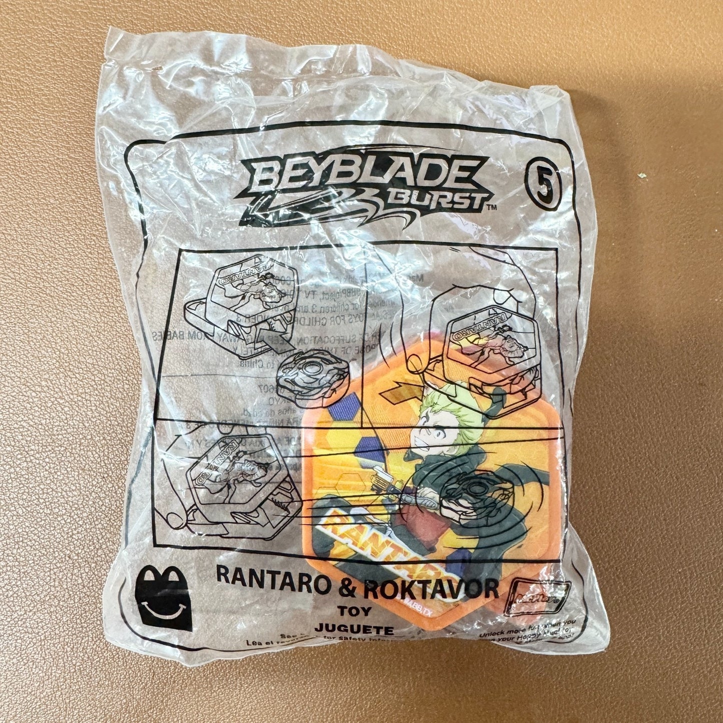 McDonalds Happy Meal Toy 2020 Hasbro Beyblade Burst Rantaro & Roktavor Toy 3+