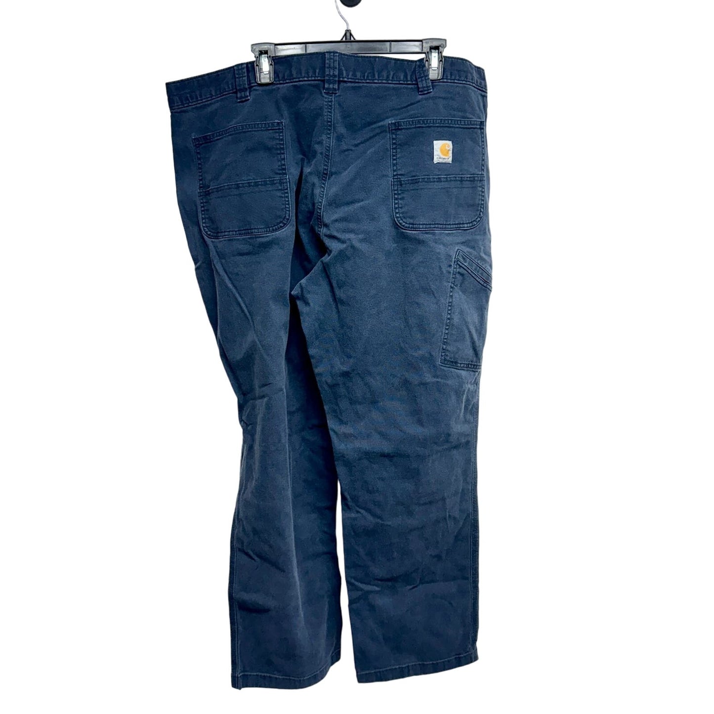 Carhartt Mens 100095 253 Relaxed Fit Rugged Blue  work pants 44 x 32