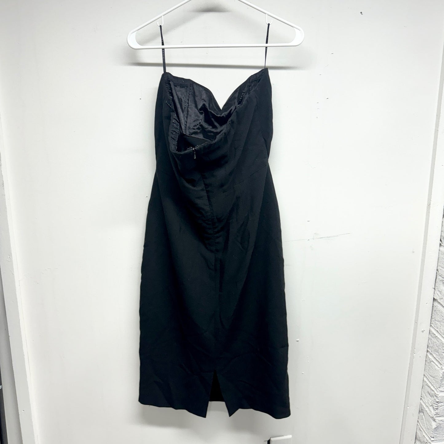 Anthropologie Black Halo Eve Strapless Cutout Mini Dress 10