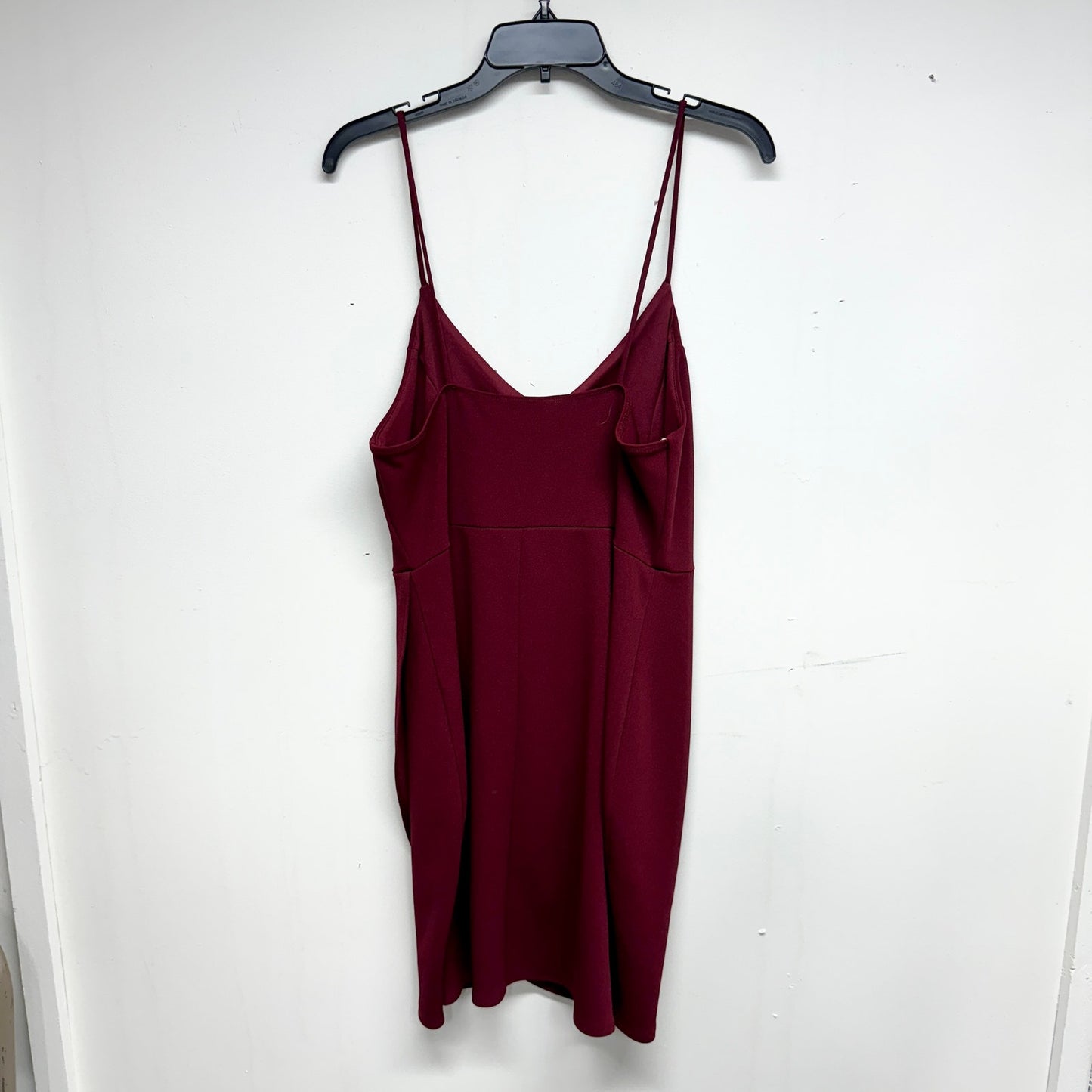 Lulu's Women Forever Your Girl Wine Red Bodycon Dress Size XL
