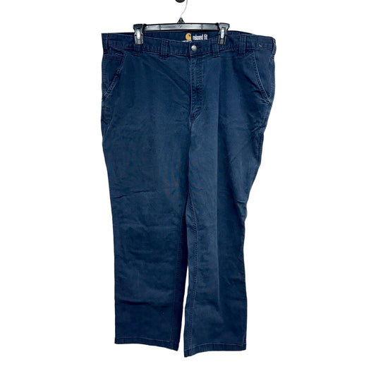 Carhartt Mens 100095 253 Relaxed Fit Rugged Blue  work pants 44 x 32