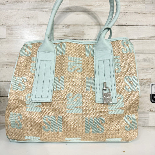 Steve Madden Women Teal Summer Oversized Large Tote Bag