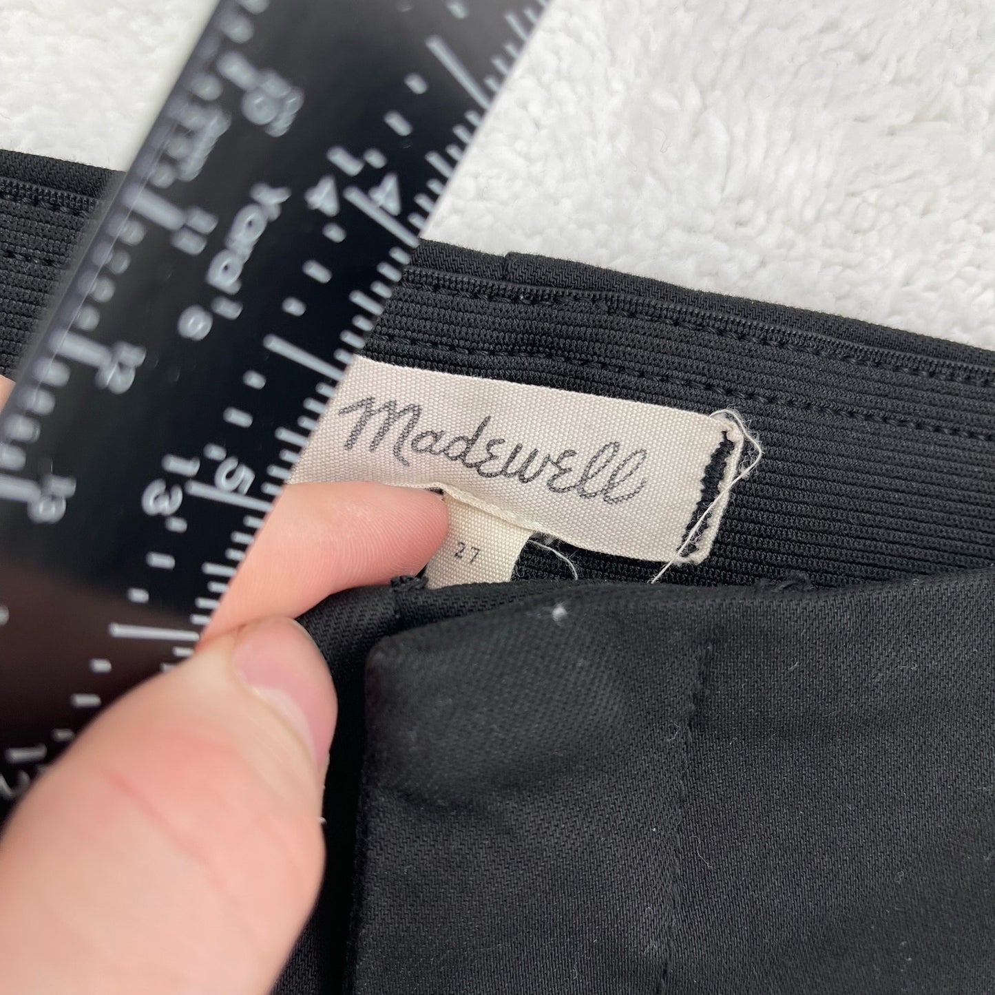 Madewell Fraser Slim Black Dress Pants Women's 27 Business Casual