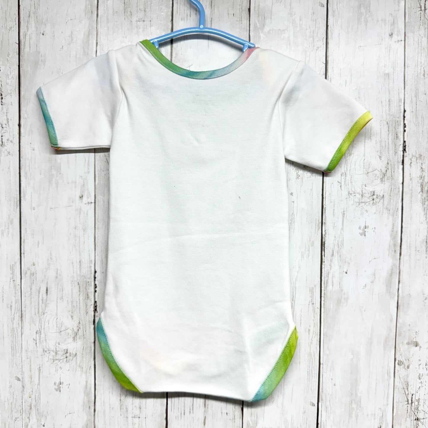 Hill House BodysuitBaby Size 6-9M White Short Sleeve You're A Dream Rainbow NWOT