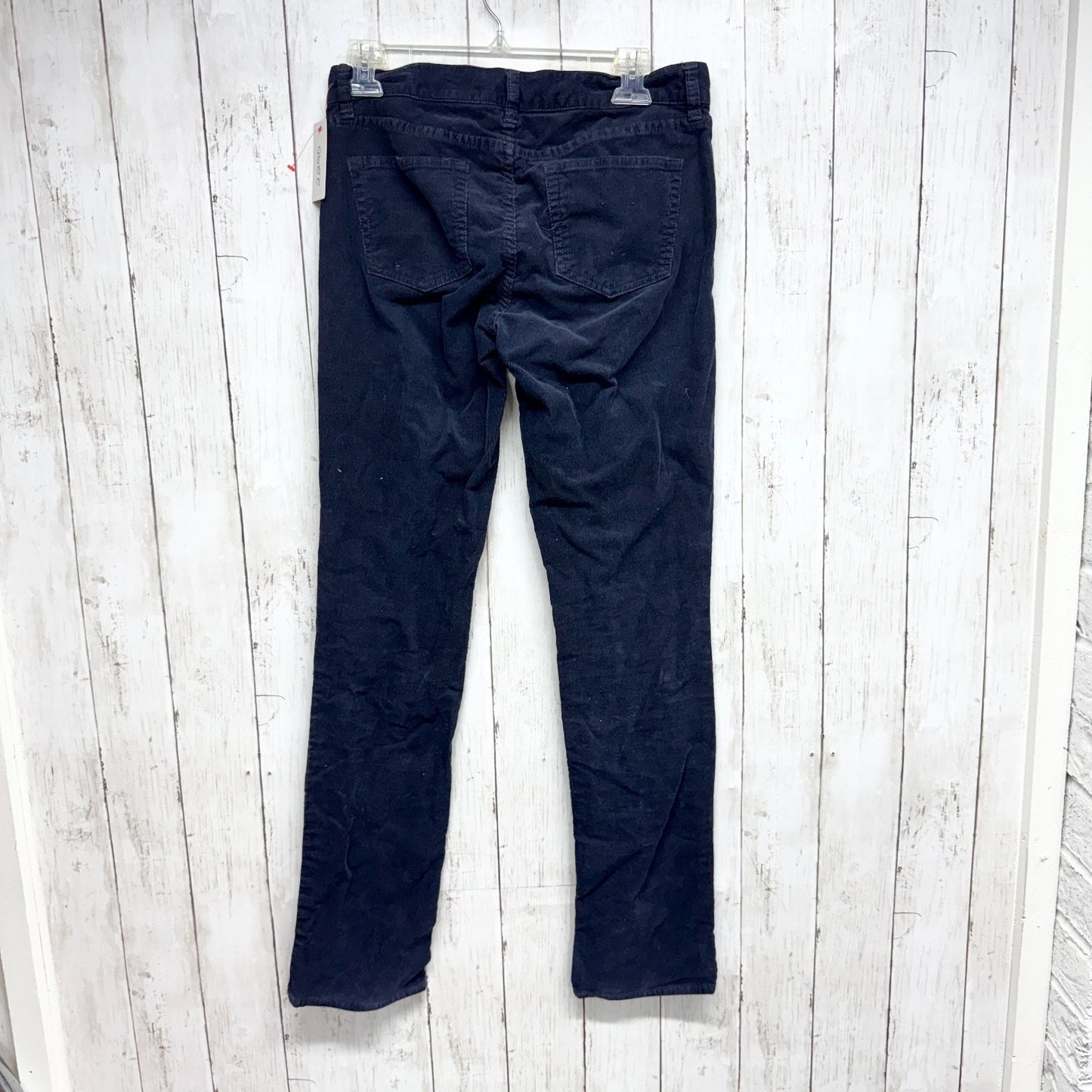 J Crew Pants Women Size 26R Navy Blue Corduroy High Rise Skinny Jeans 5-Pocket