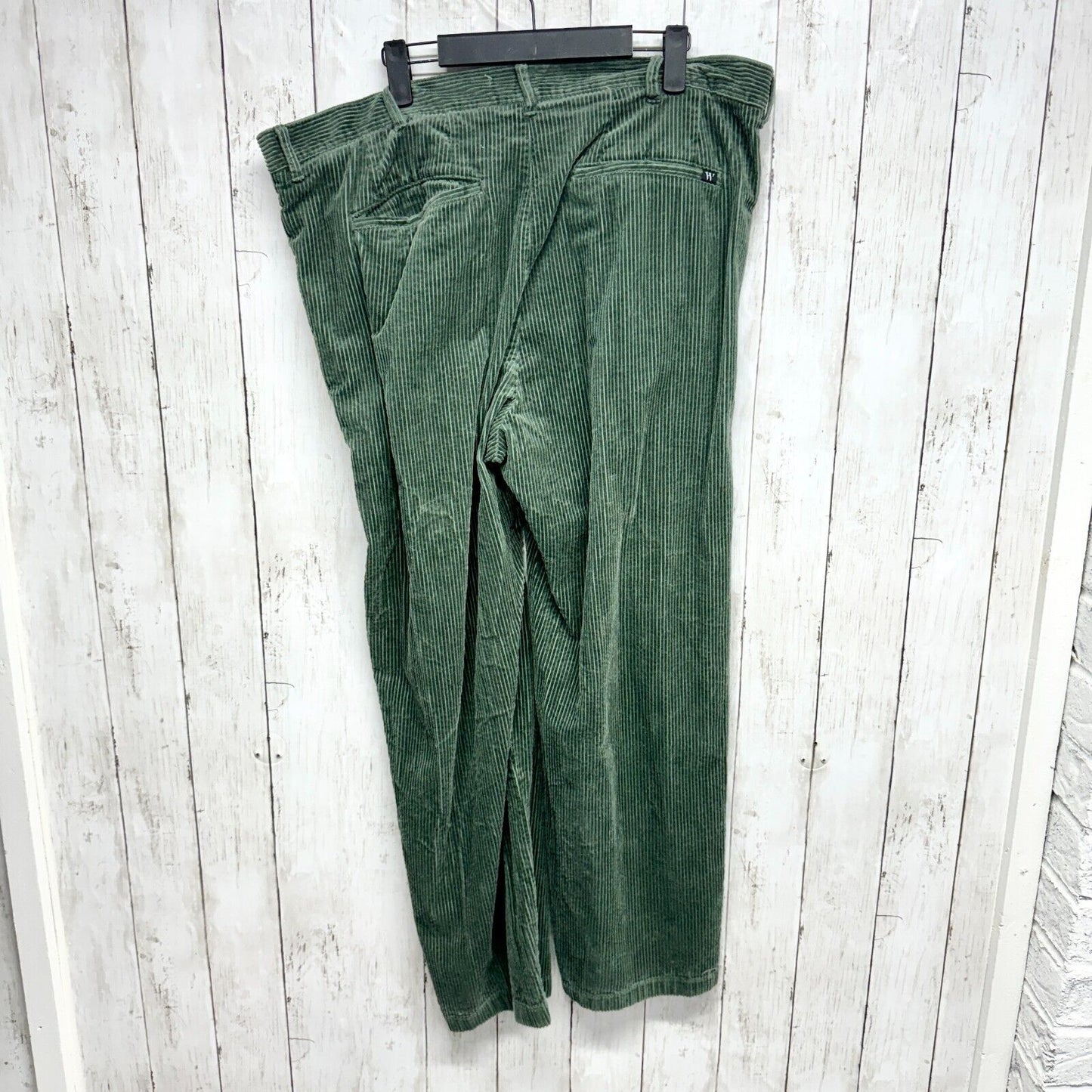 Houston White Adult Unisex High Rise 31" Fit Corduroy Midweight, Green, 40X30