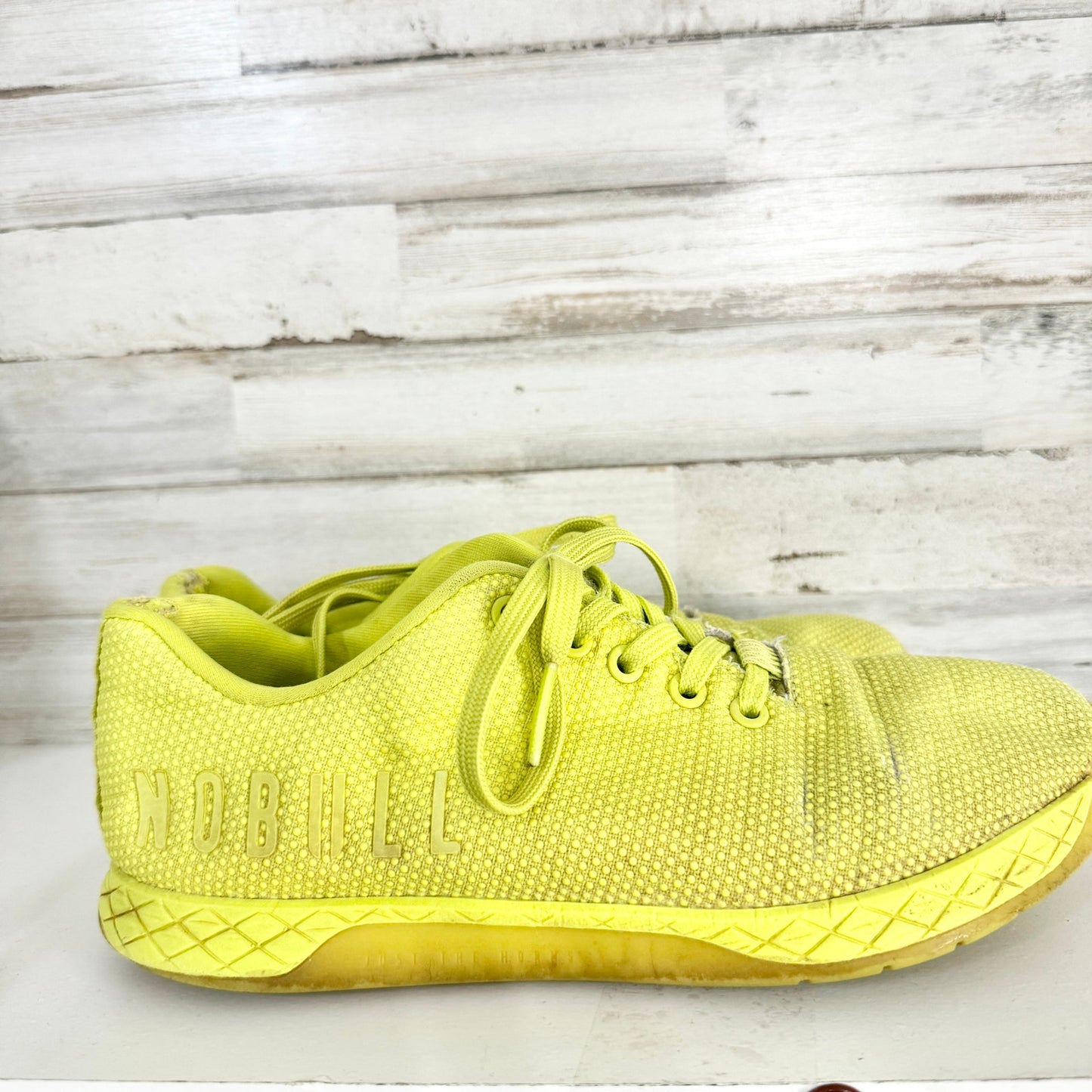 NoBull Superfabric Crossfit Yellow Shoes Men 7.5 Women 9