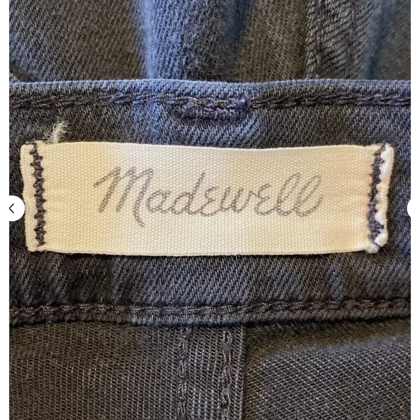 MADEWELL Jeans Women Size 25 9” High Rise Skinny Lumar Black Ankle Crop Mid Rise