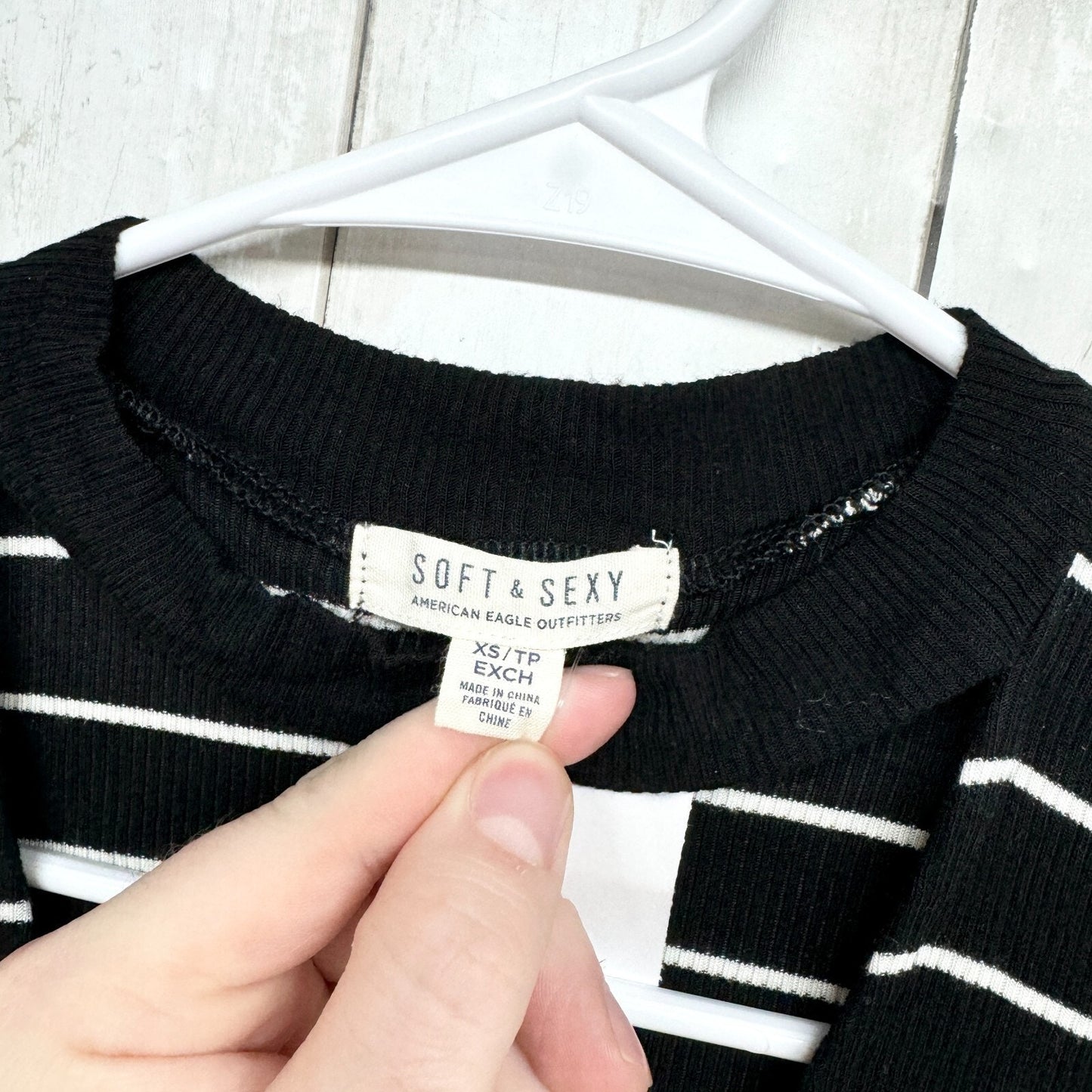 American Eagle Outfitters Soft & Sexy Dress Women Sz XS Short Sleeve Knit Stripe