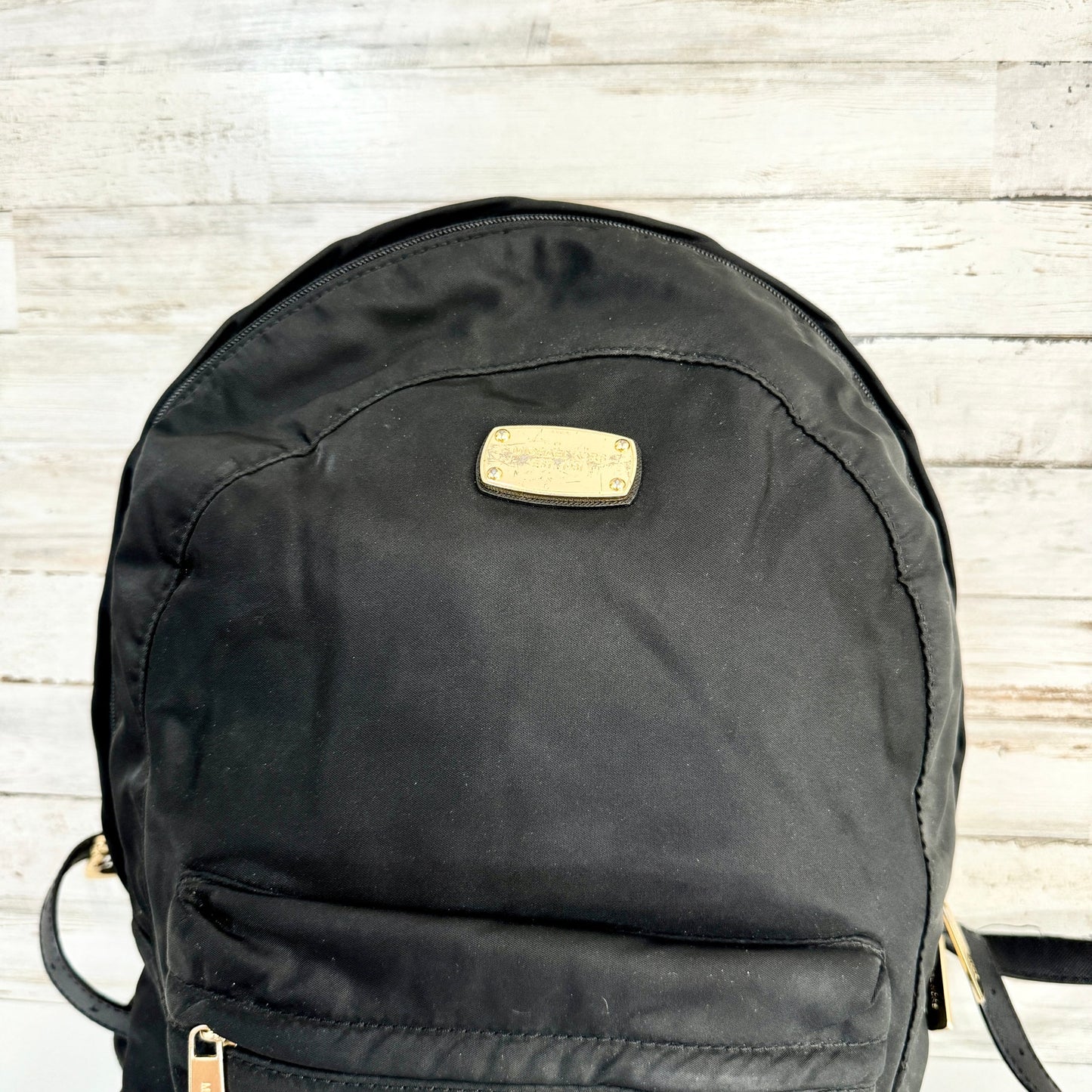 Michael Kors Women Black Nylon Jet Set Travel Large Backpack