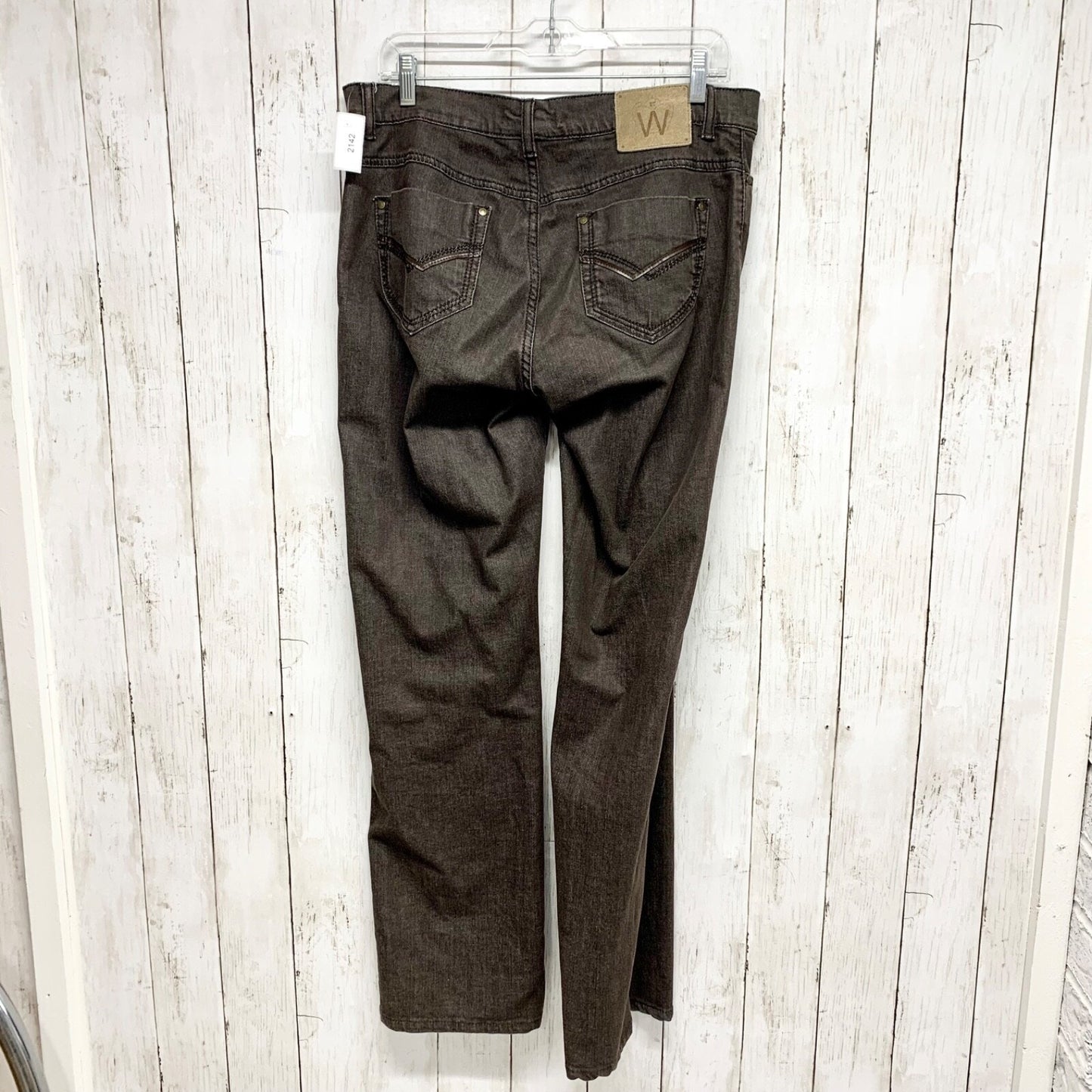 Weekend Max Mara Pants Women Straight Fit W9 Stretch Jeans Black Casual Preppy