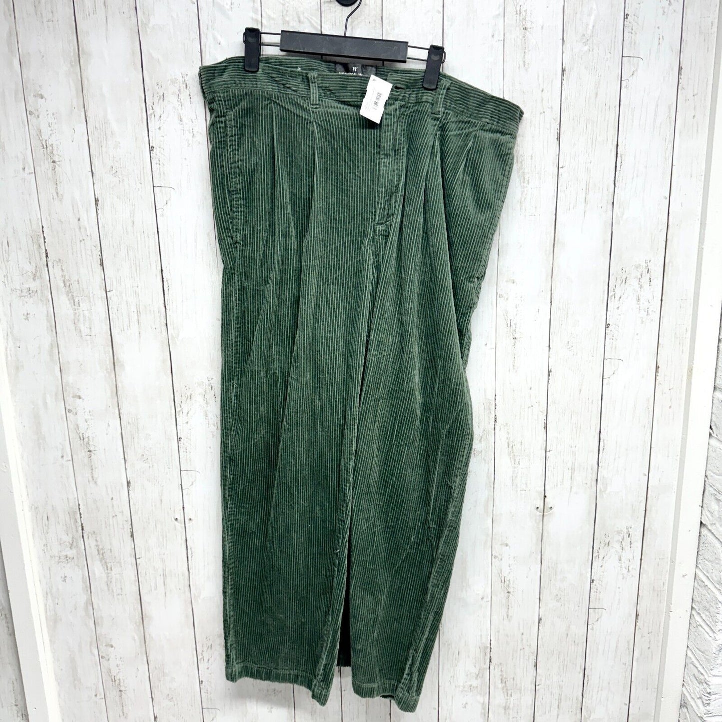 Houston White Adult Unisex High Rise 31" Fit Corduroy Midweight, Green, 40X30