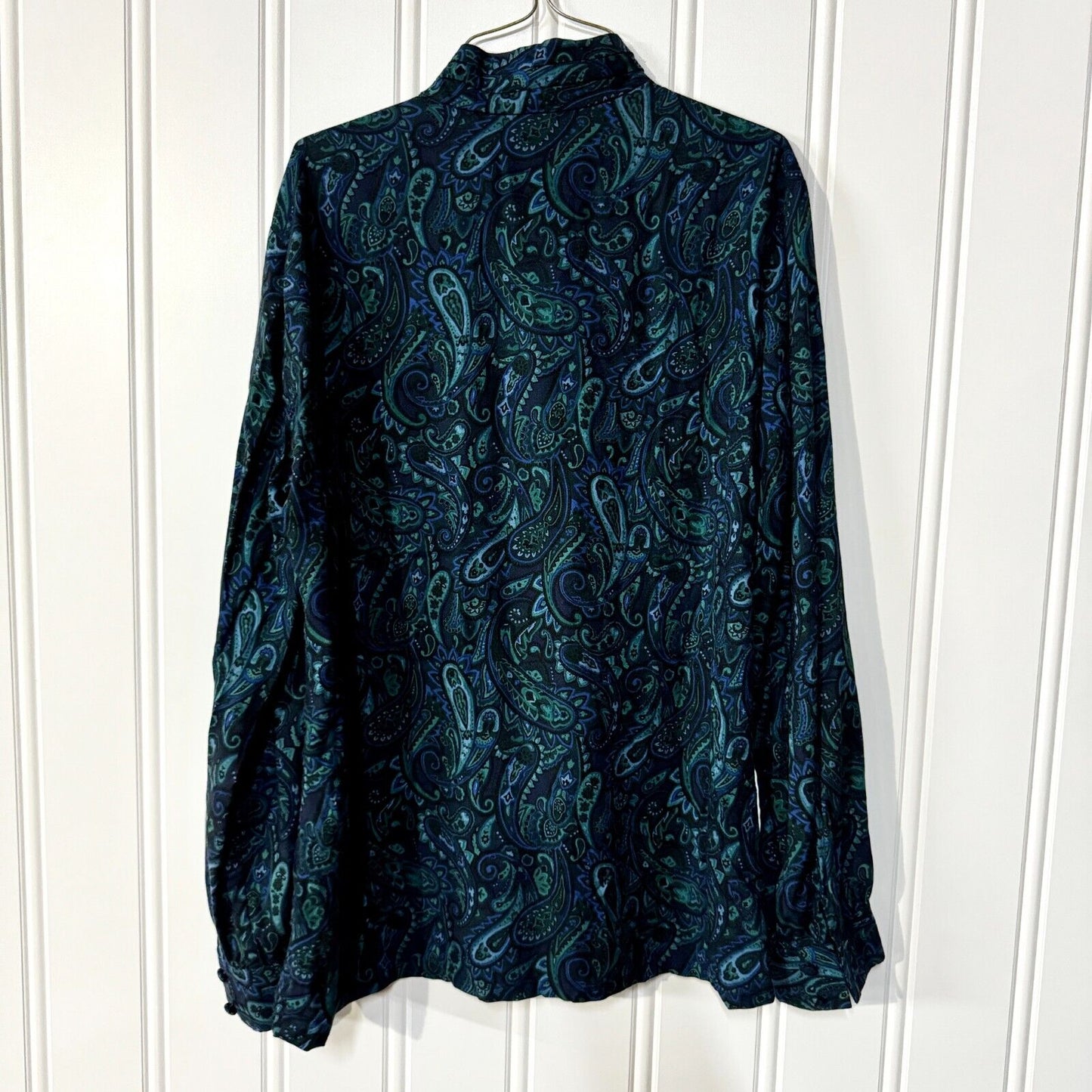 Vintage Pendleton Plaid Rayon Skirt + Button Shirt Suit Set Size 8