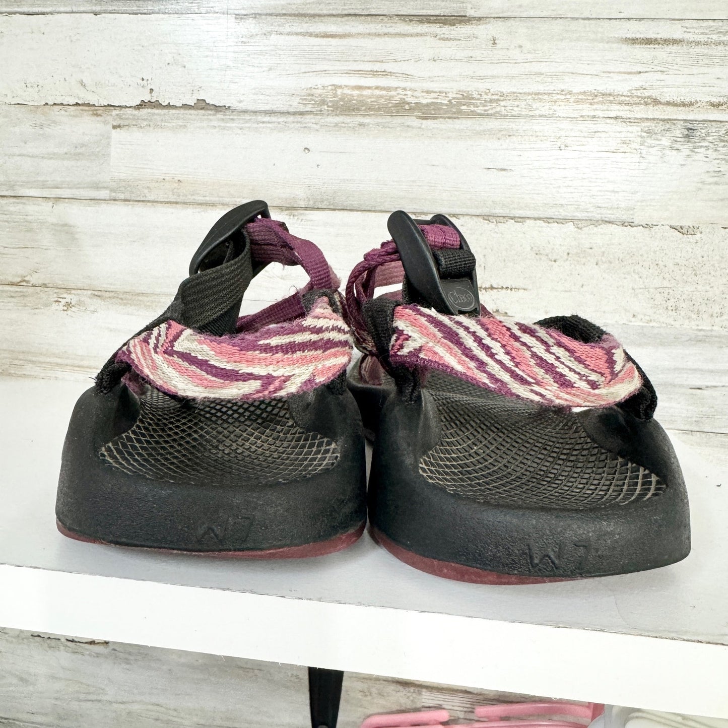 Chaco Classic Women Hiking Sandals Narrow Straps Pink Purple Size 7