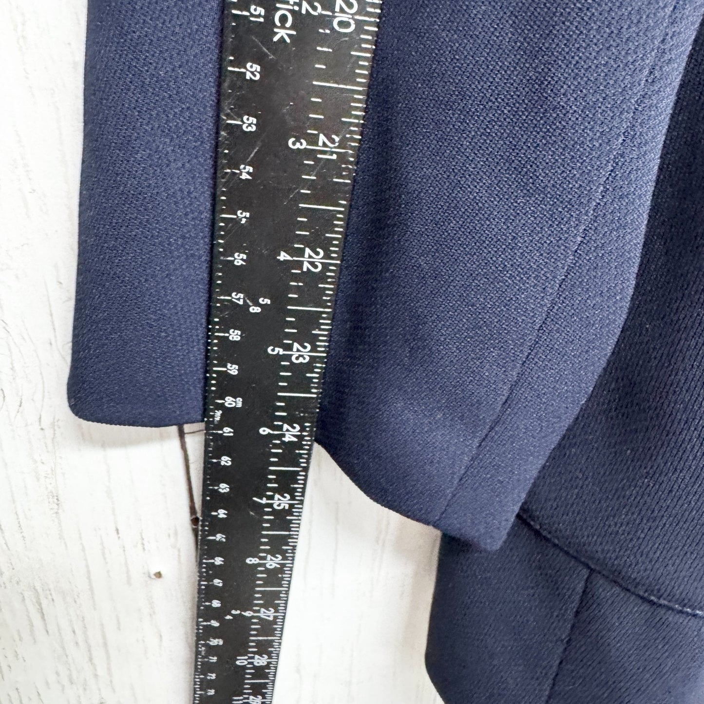 Vtg Charter Club Jacket Women Size 4 Navy Collared 4-Button 3-Pocket Sport Coat