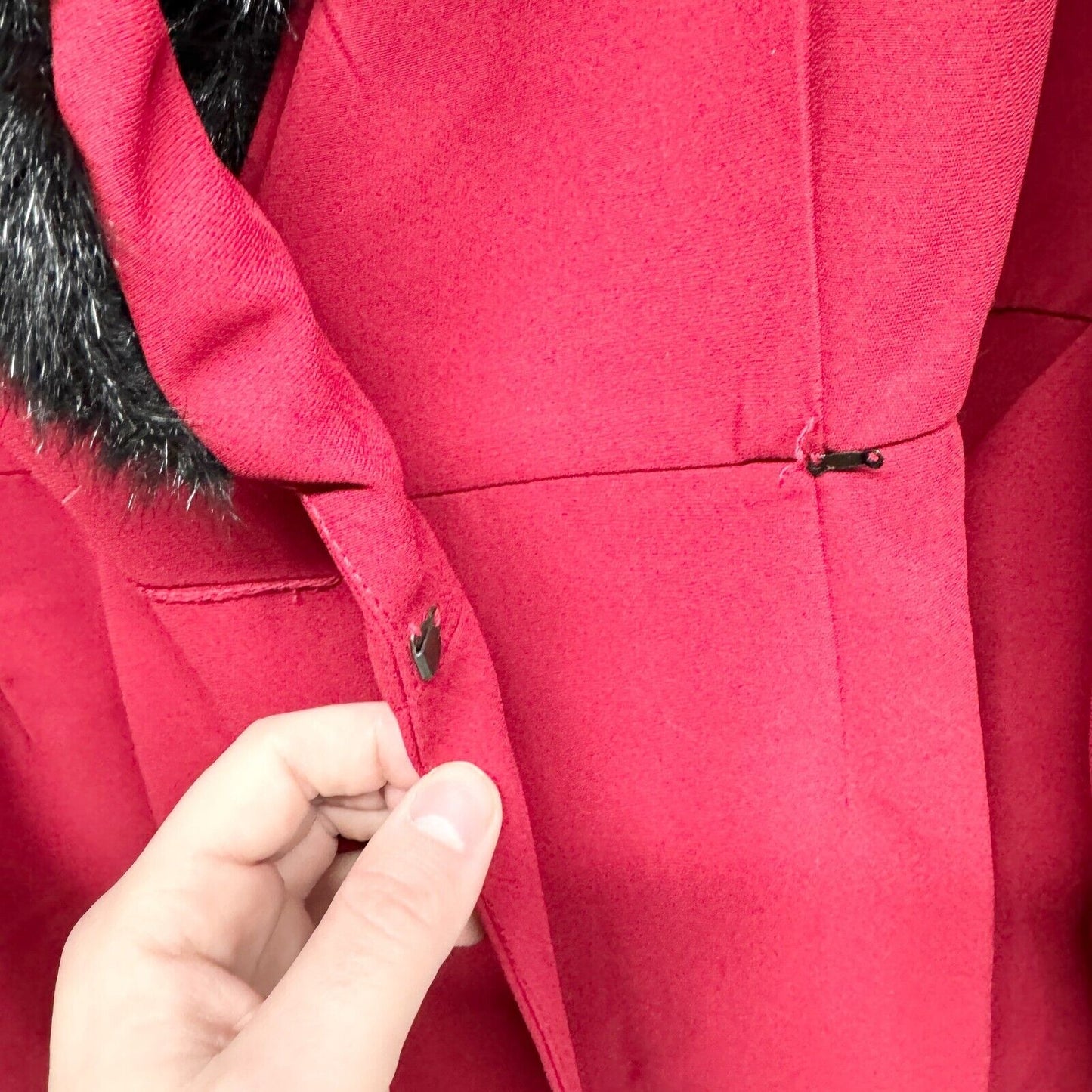 KS Collection 2 Piece Suit Women’s Sz 10P Matching Top Pants Blazer Red Workwear
