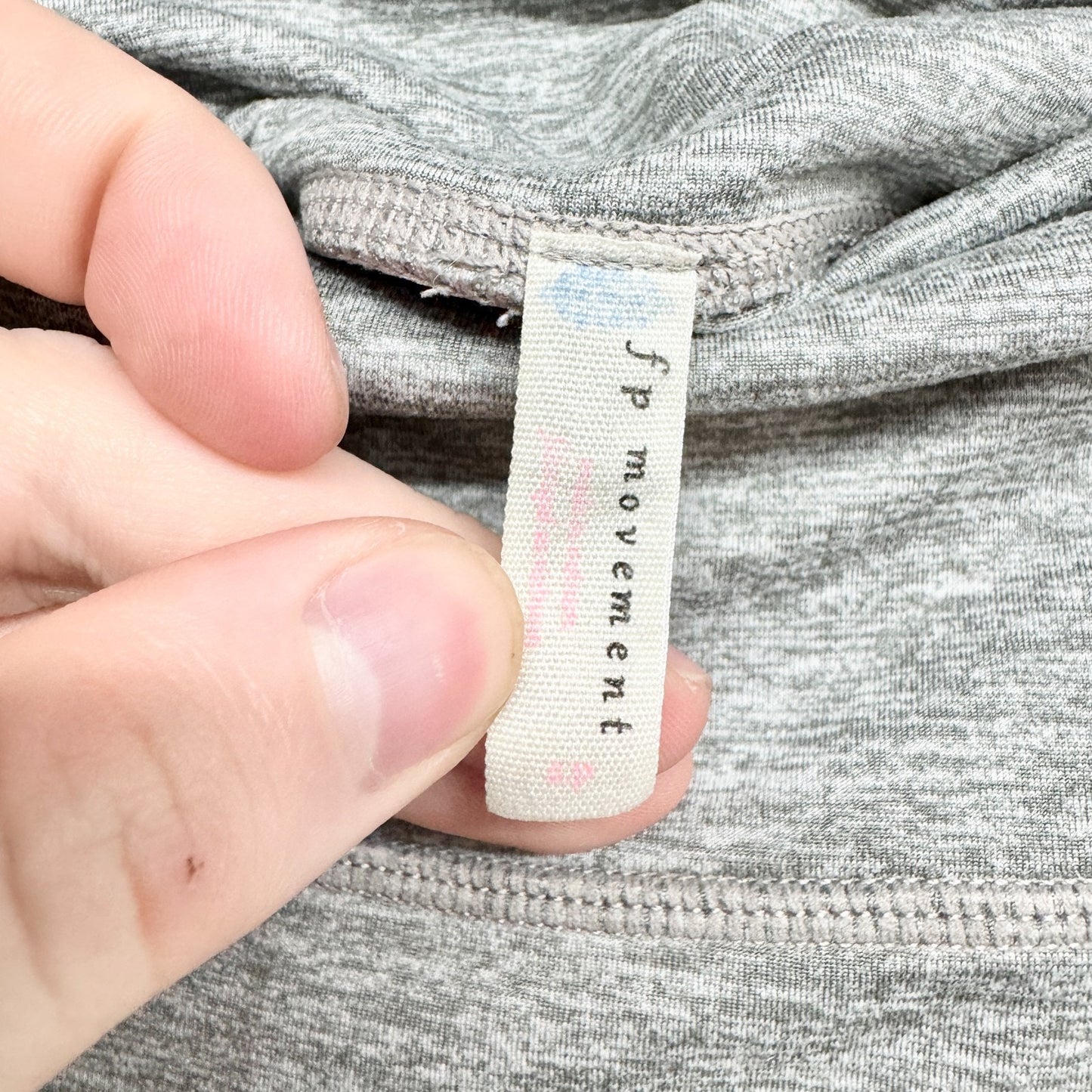 Free People Movement Pants Women Size Small Heather Gray 7/8 High Rise Leggings