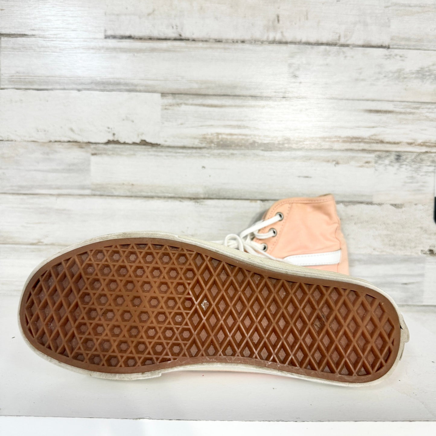 Vans Shoes Black Ball Hi SF Tropical Peach Salmon Skateboard Sneakers Size 6.5