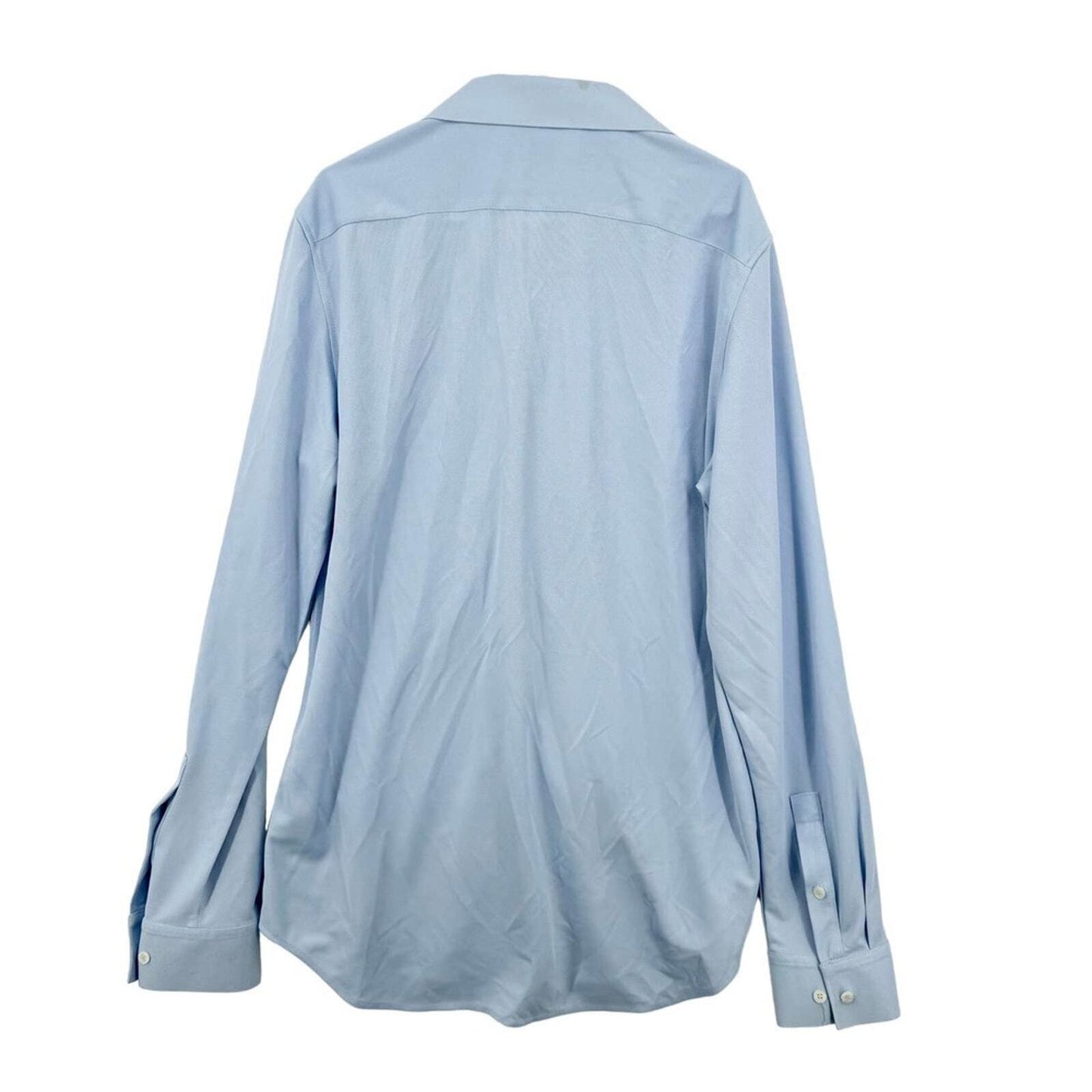 Ministry of Supply Apollo Long Sleeve Blue Button Up Size 17-17.5