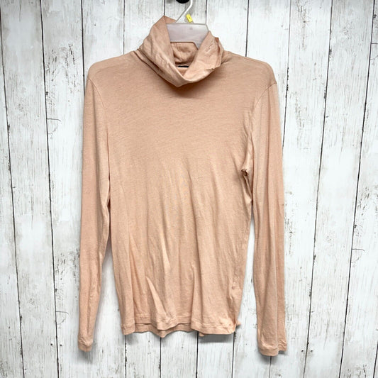 J.CREW Turtleneck Women Size Small Long Sleeve Pale Pink Base Layer Ultra Thin