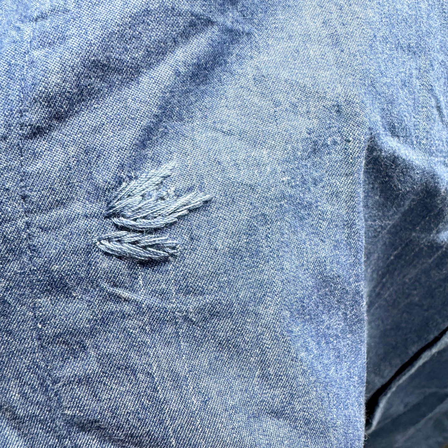 Rag & Bone Mens Denim Blue Long Sleeve Button Down Shirt Size Medium