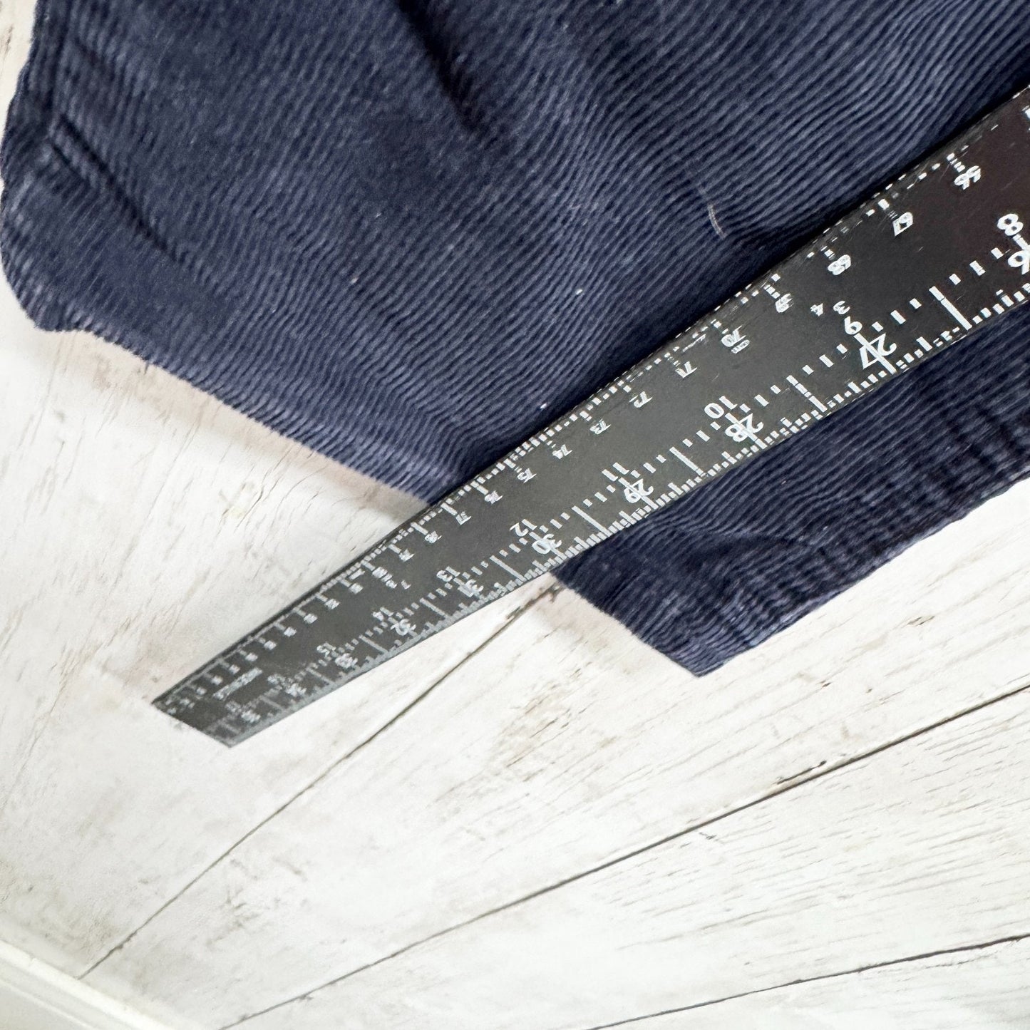 J Crew Pants Women Size 26R Navy Blue Corduroy High Rise Skinny Jeans 5-Pocket